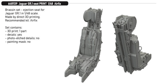 Eduard Brassin ED6481139 1:48 Sepecat Jaguar GR.1 seat