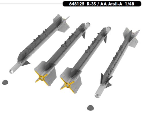 Eduard Brassin ED648125 1:48 R-3S / AA-2 Atoll-A