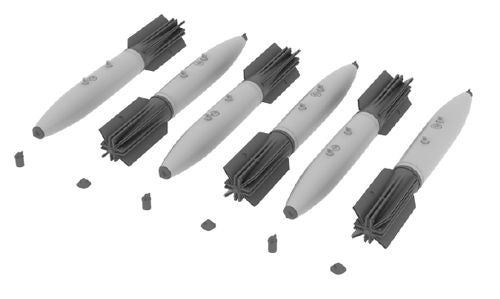Eduard Brassin ED648128 1:48 Mk-82 bombs with airbrake, early version
