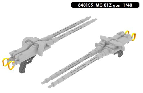 Eduard Brassin ED648135 1:48 MG 81Z gun