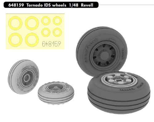 Eduard Brassin ED648159 1:48 Panavia Tornado IDS wheels with Wtd tyre effect