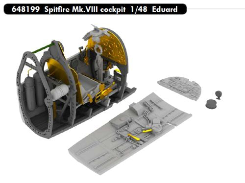 Eduard Brassin ED648199 1:48 Supermarine Spitfire Mk.VIII cockpit