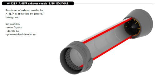 Eduard Brassin ED648215 1:48 Douglas A-4E/F Skyhawk exhaust nozzle