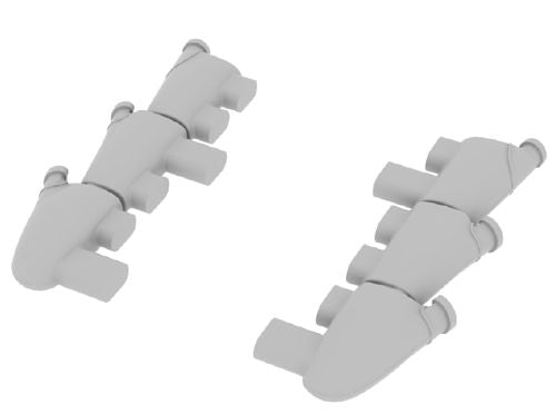 Eduard Brassin ED648230 1:48 Hawker Hurricane Mk.I exhaust stacks