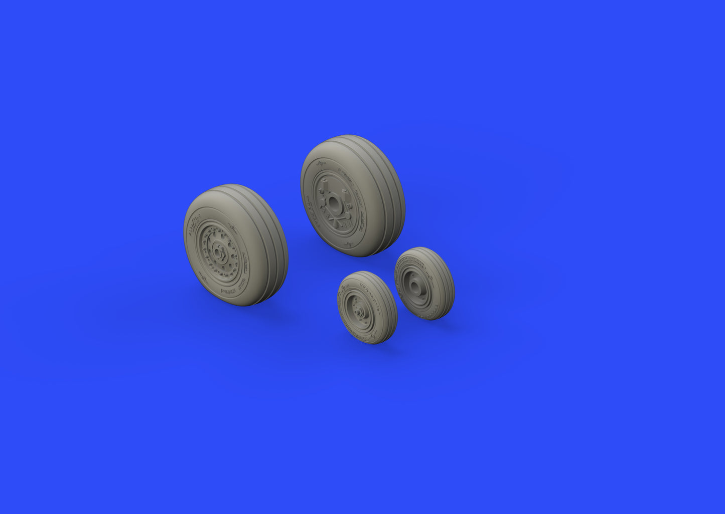 Eduard Brassin ED648313 1:48 McDonnell F-4J Phantom wheels with Wtd tyre effect