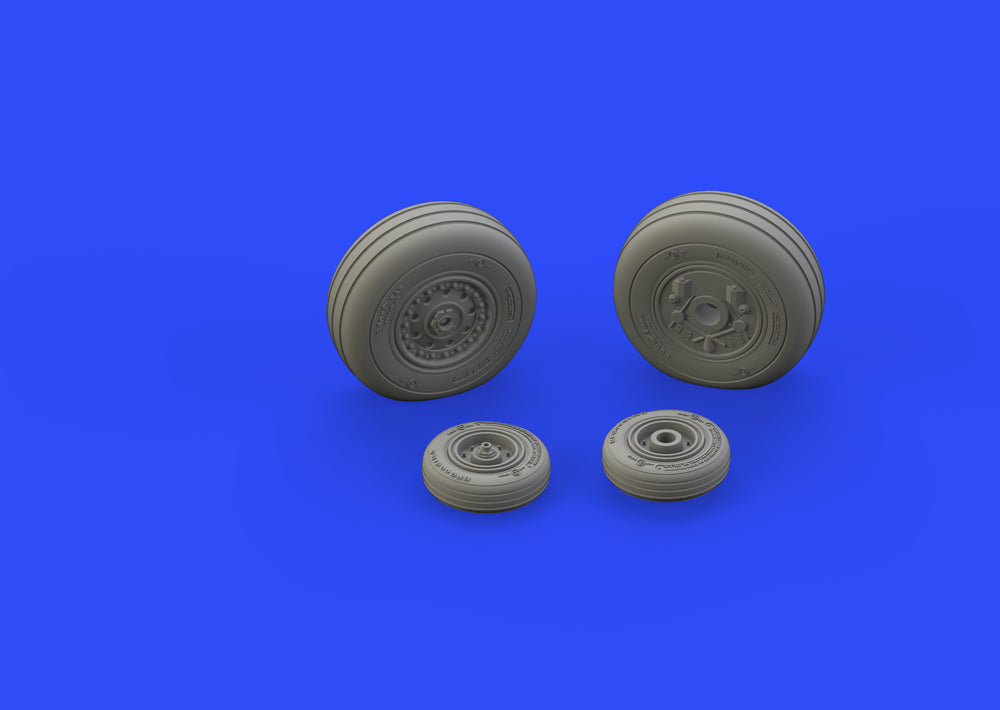 Eduard Brassin ED648313 1:48 McDonnell F-4J Phantom wheels with Wtd tyre effect