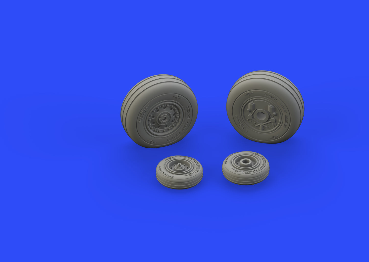 Eduard Brassin ED648313 1:48 McDonnell F-4J Phantom wheels with Wtd tyre effect