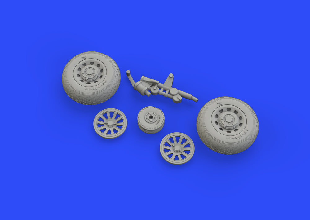 Eduard Brassin ED648335 P-51D Mustang Weighted Wheels 1:48