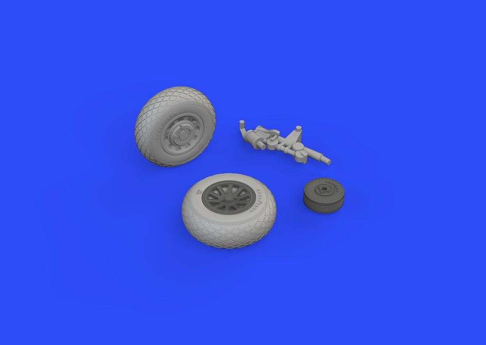 Eduard Brassin ED648335 P-51D Mustang Weighted Wheels 1:48