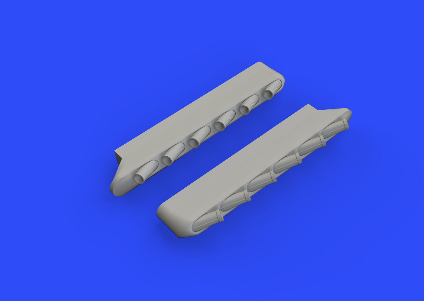 Eduard Brassin ED648344 1:48 P-51D Mustang exhaust stacks with fairing
