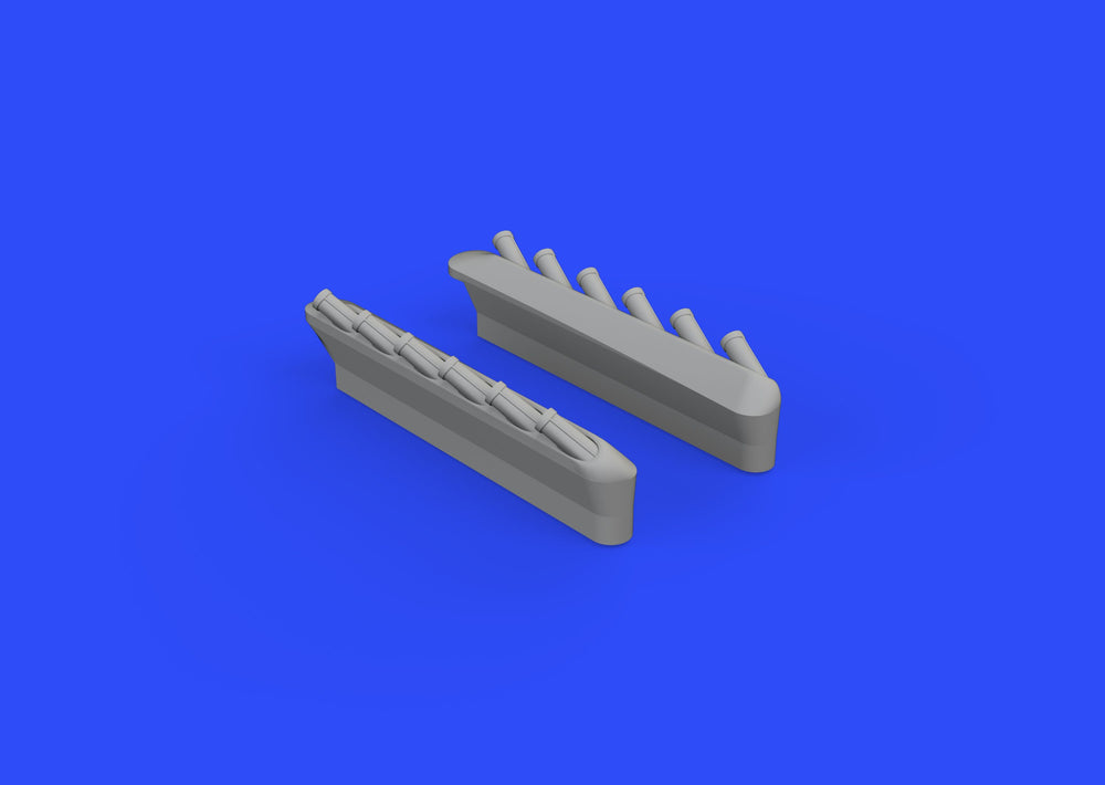 Eduard Brassin ED648344 1:48 P-51D Mustang exhaust stacks with fairing