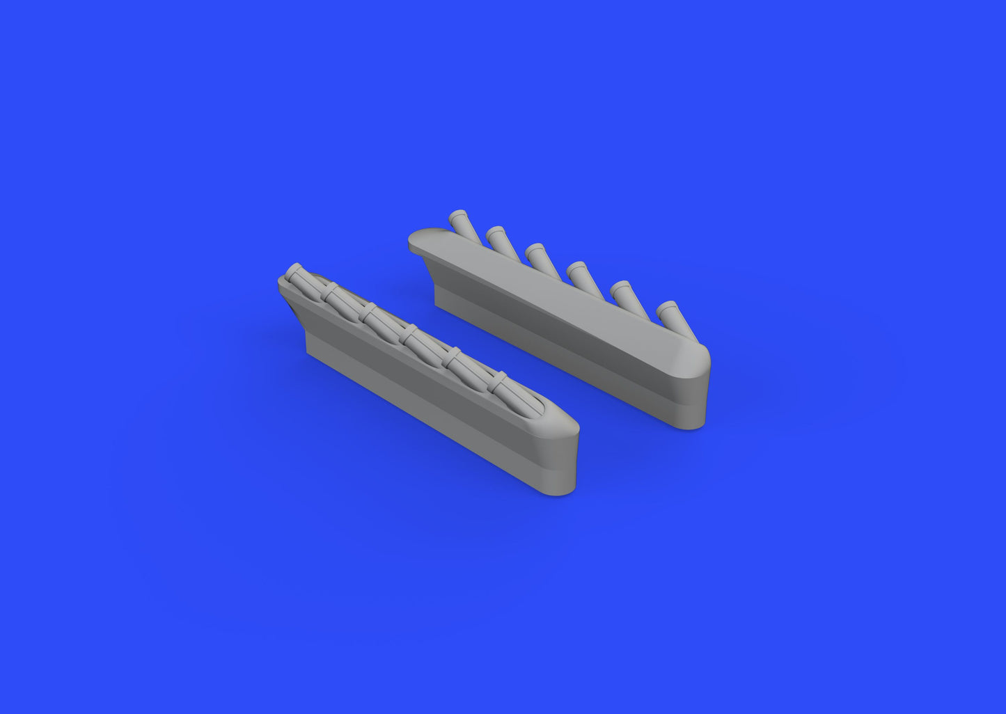 Eduard Brassin ED648344 1:48 P-51D Mustang exhaust stacks with fairing