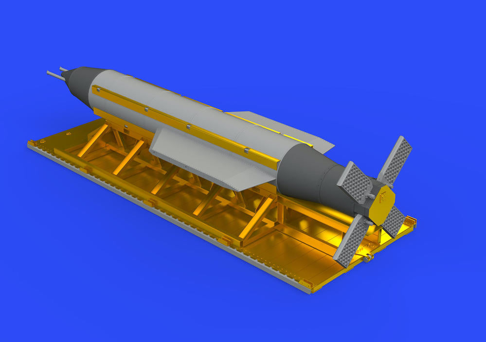 Eduard Brassin ED648348 1:48 GBU-43/B MOAB with Transport Platform