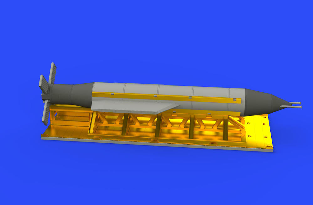 Eduard Brassin ED648348 1:48 GBU-43/B MOAB with Transport Platform