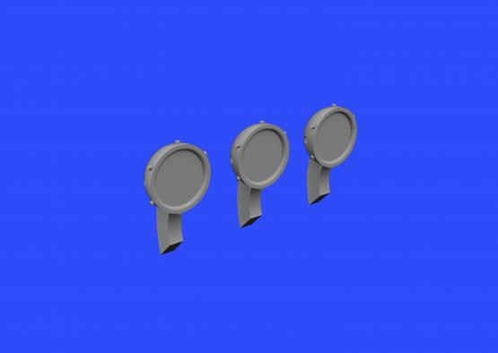 Eduard Brassin ED648359 1:48 North-American P-51D Mustang rear view mirrors