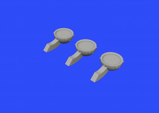 Eduard Brassin ED648359 1:48 North-American P-51D Mustang rear view mirrors