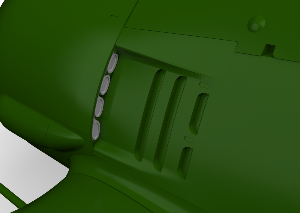 Eduard Brassin ED648381 1:48 Focke-Wulf Fw-190A-4 exhaust stacks