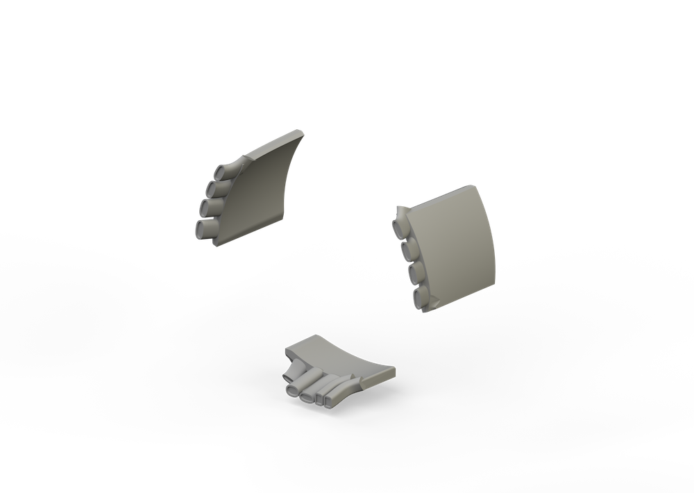 Eduard Brassin ED648381 1:48 Focke-Wulf Fw-190A-4 exhaust stacks