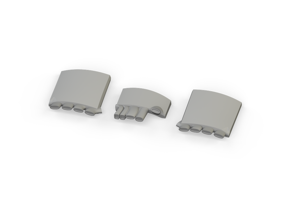 Eduard Brassin ED648381 1:48 Focke-Wulf Fw-190A-4 exhaust stacks