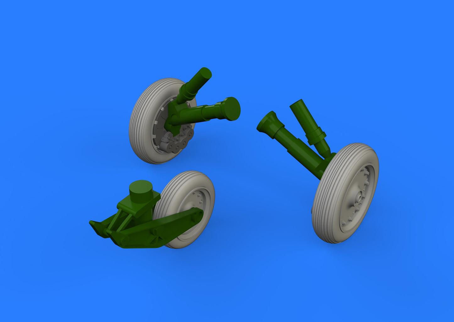 Eduard Brassin ED648387 1:48 Vought F-8E Crusader wheels with Wtd tyre effect