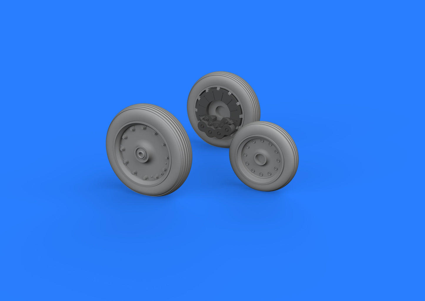 Eduard Brassin ED648387 1:48 Vought F-8E Crusader wheels with Wtd tyre effect