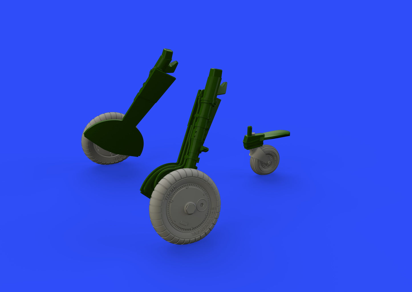 Eduard Brassin ED648400 1:48 Messerschmitt Bf-109G-6 wheels with Wtd tyre effect