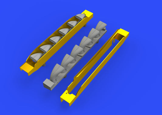 Eduard Brassin ED648402 1:48 Messerschmitt Bf-109G-6 exhaust stacks