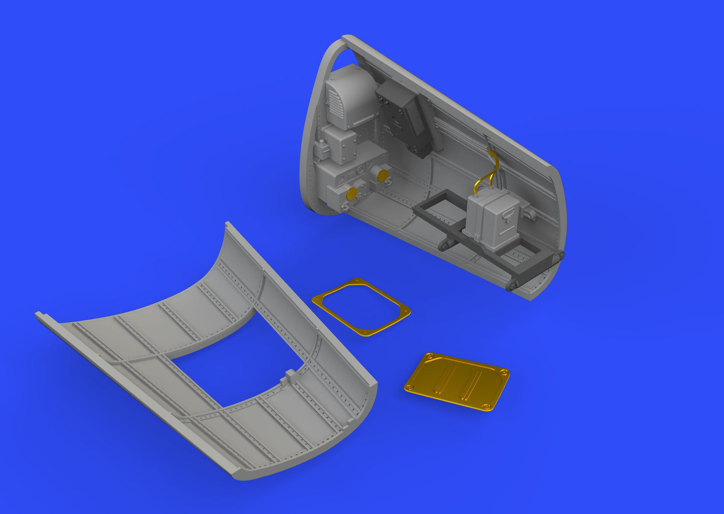 Eduard Brassin ED648404 1:48 Messerschmitt Bf-109G-6 radio compartment