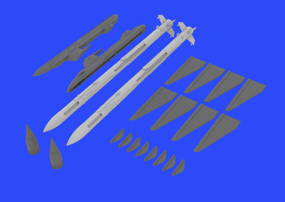 Eduard Brassin ED648432 1:48 R-23R missiles for Mikoyan MiG-23