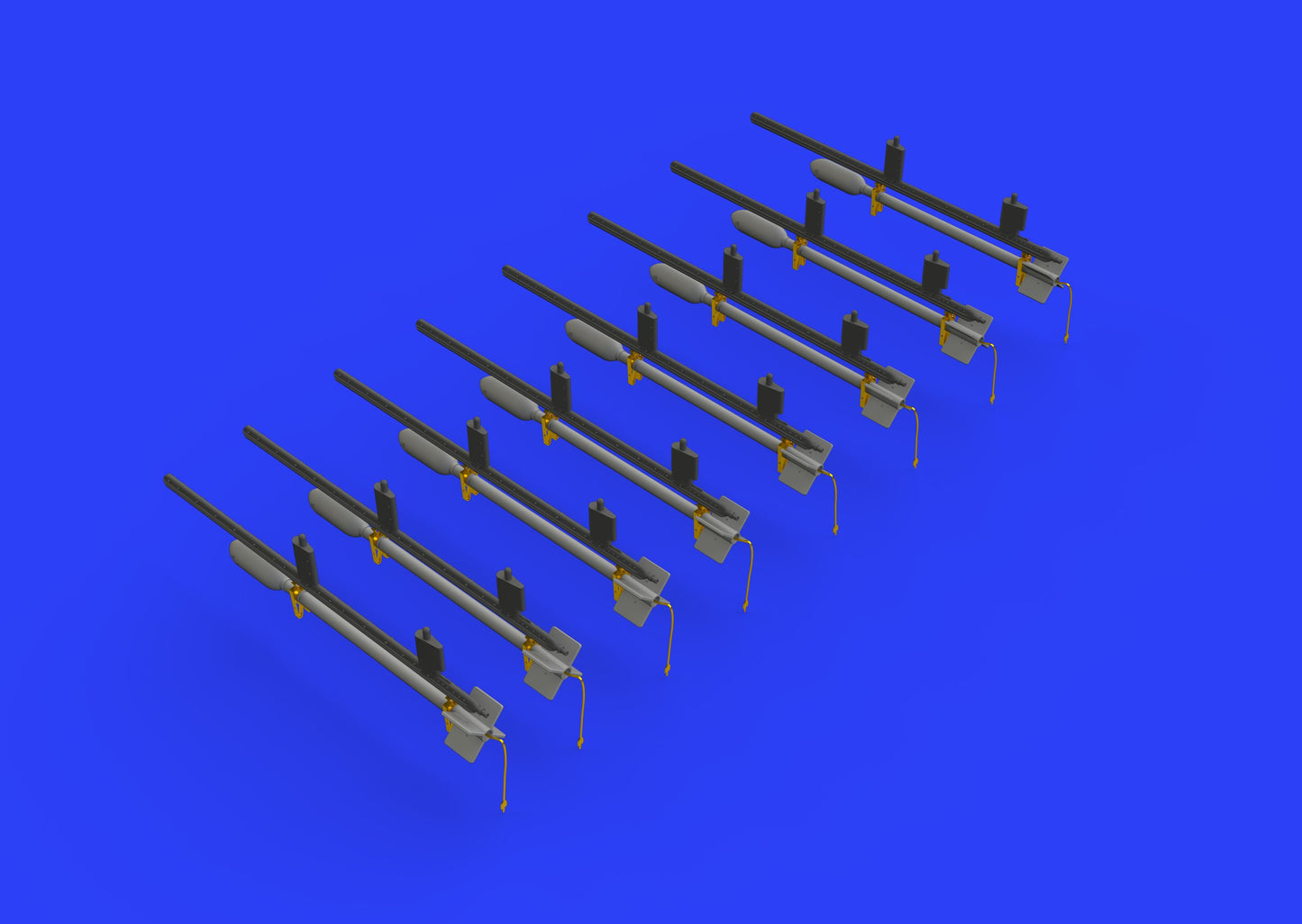 Eduard Brassin ED648450 1:48 RP-3 60lb rockets for Hawker Tempest Mk.V