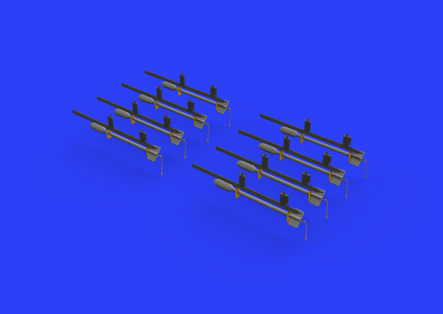 Eduard Brassin ED648450 1:48 RP-3 60lb rockets for Hawker Tempest Mk.V