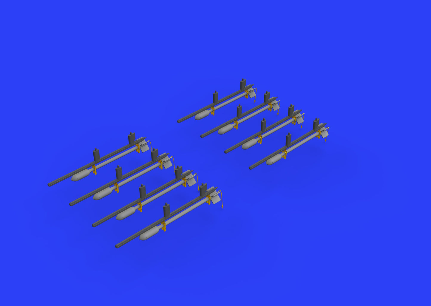 Eduard Brassin ED648450 1:48 RP-3 60lb rockets for Hawker Tempest Mk.V