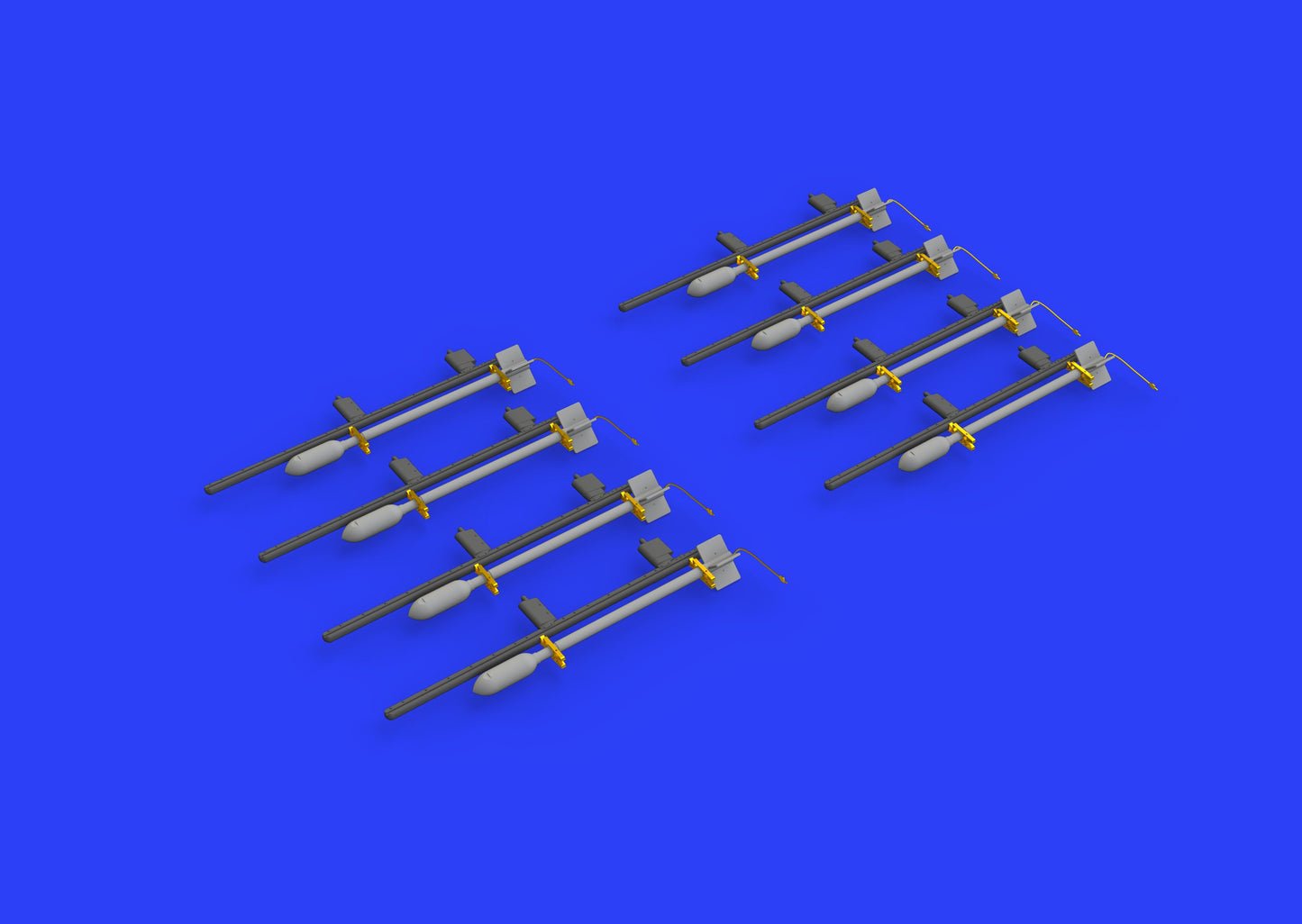 Eduard Brassin ED648450 1:48 RP-3 60lb rockets for Hawker Tempest Mk.V