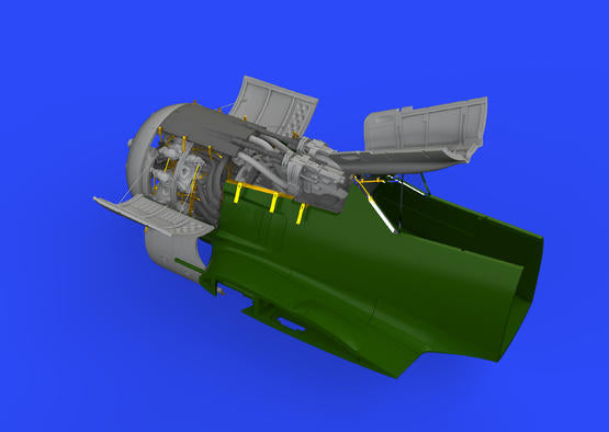 Eduard Brassin ED648464 1:48 Focke-Wulf Fw-190A-8 engine & fuselage guns