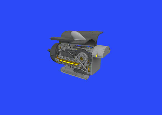 Eduard Brassin ED648465 1:48 Messerschmitt Bf-109G-10 WNF engine