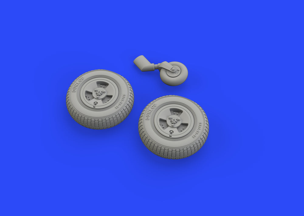 Eduard Brassin ED648469 1:48 Supermarine Spitfire Mk.XIV wheels