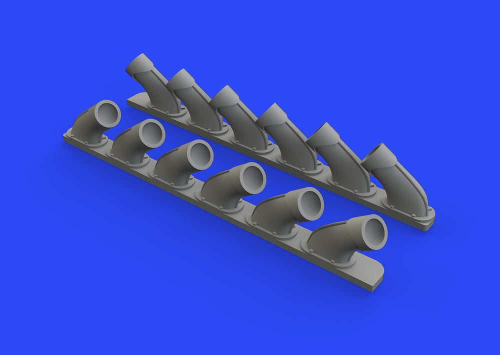 Eduard Brassin ED648470 1:48 Supermarine Spitfire Mk.XIV exhaust stacks