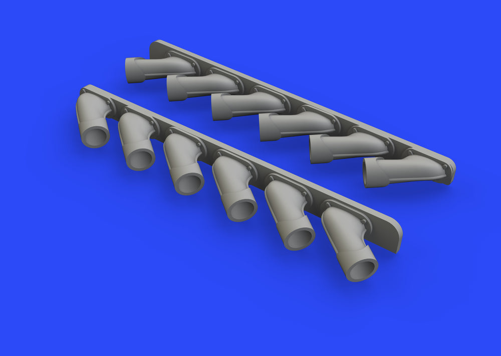 Eduard Brassin ED648470 1:48 Supermarine Spitfire Mk.XIV exhaust stacks