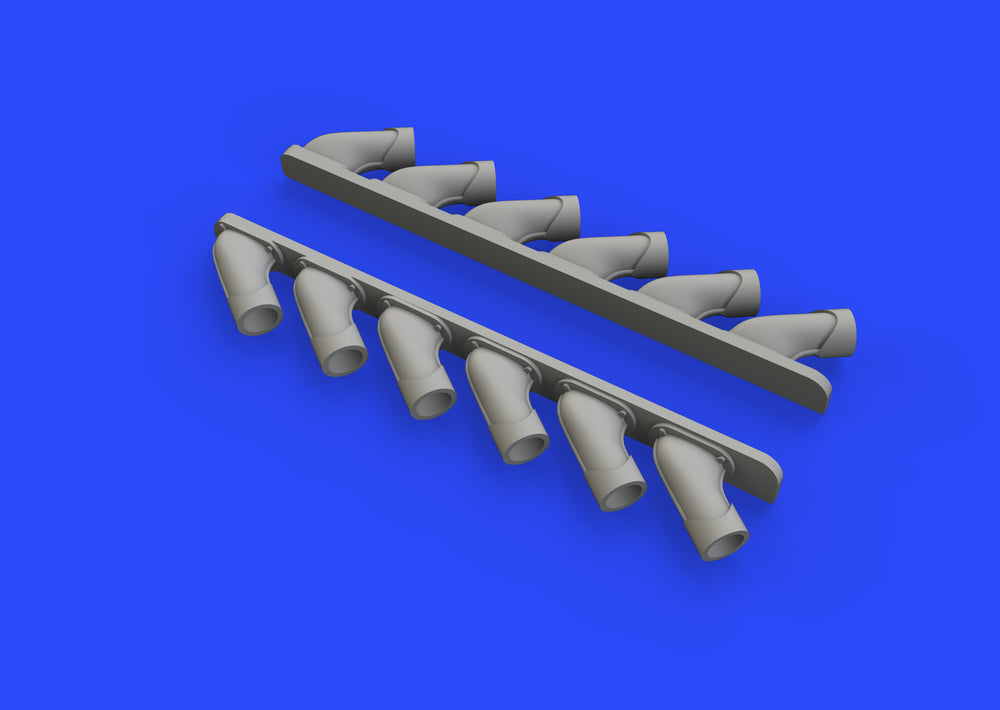 Eduard Brassin ED648470 1:48 Supermarine Spitfire Mk.XIV exhaust stacks