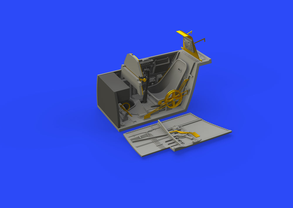 Eduard Brassin ED648472 1:48 Messerschmitt Bf-109E cockpit & radio compartment