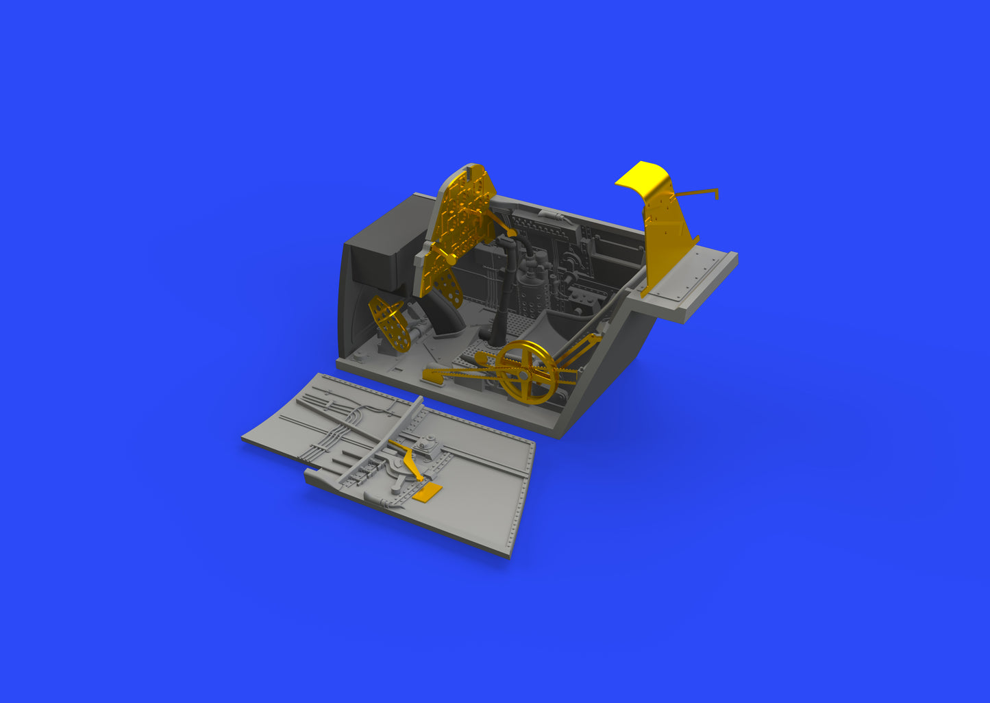 Eduard Brassin ED648472 1:48 Messerschmitt Bf-109E cockpit & radio compartment