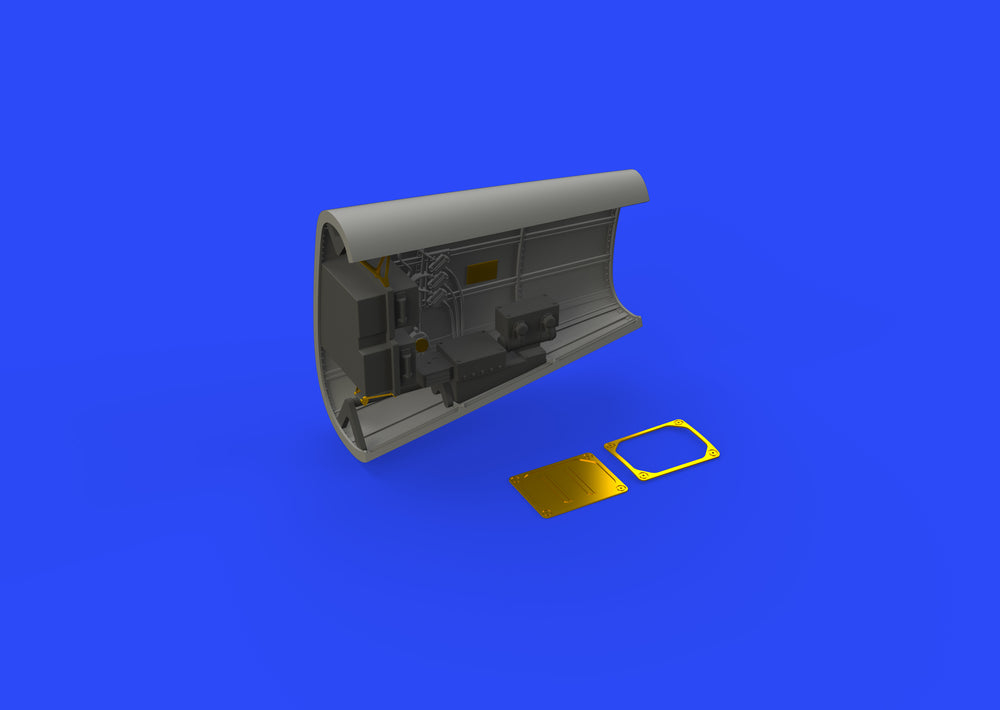 Eduard Brassin ED648472 1:48 Messerschmitt Bf-109E cockpit & radio compartment