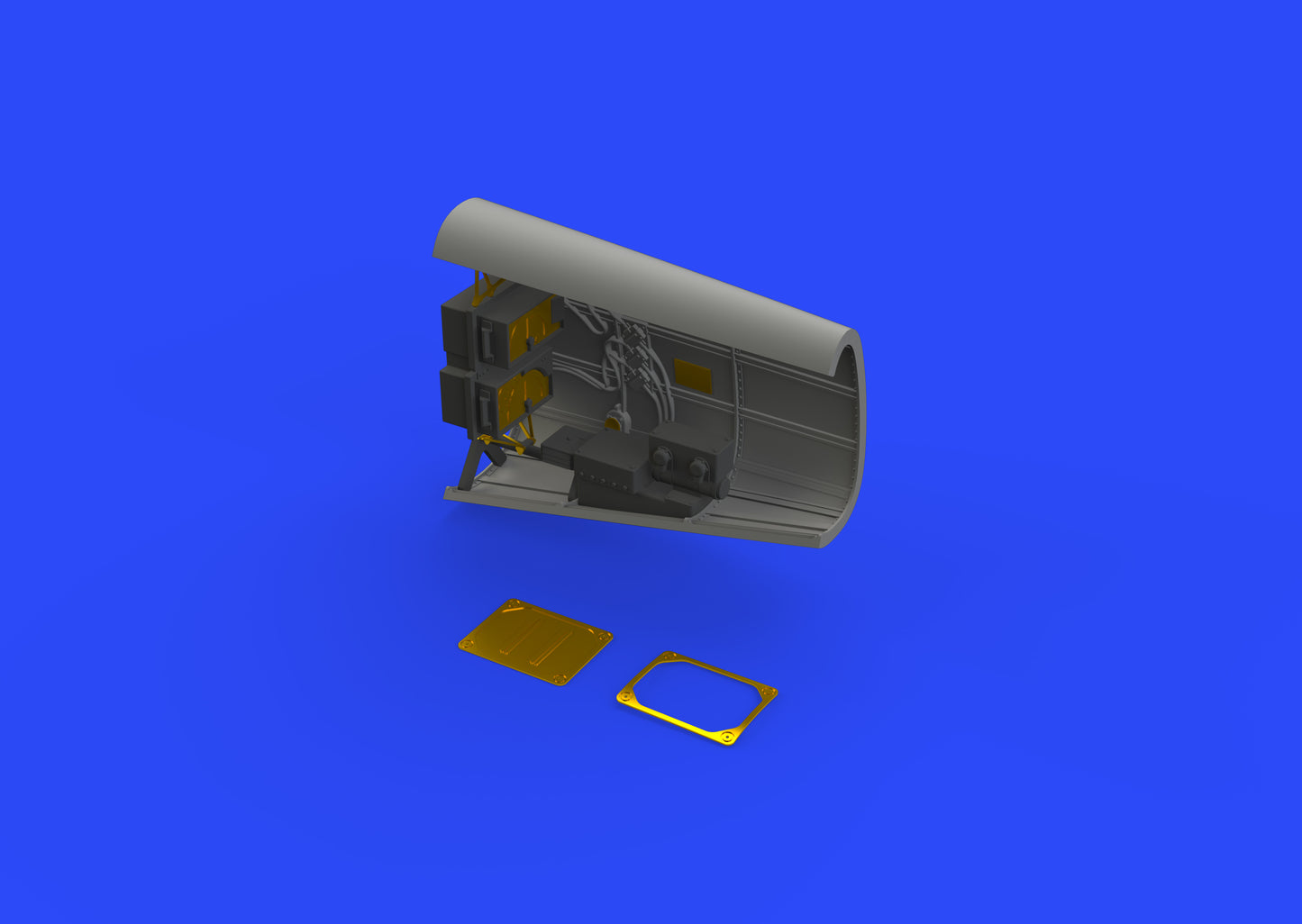 Eduard Brassin ED648472 1:48 Messerschmitt Bf-109E cockpit & radio compartment