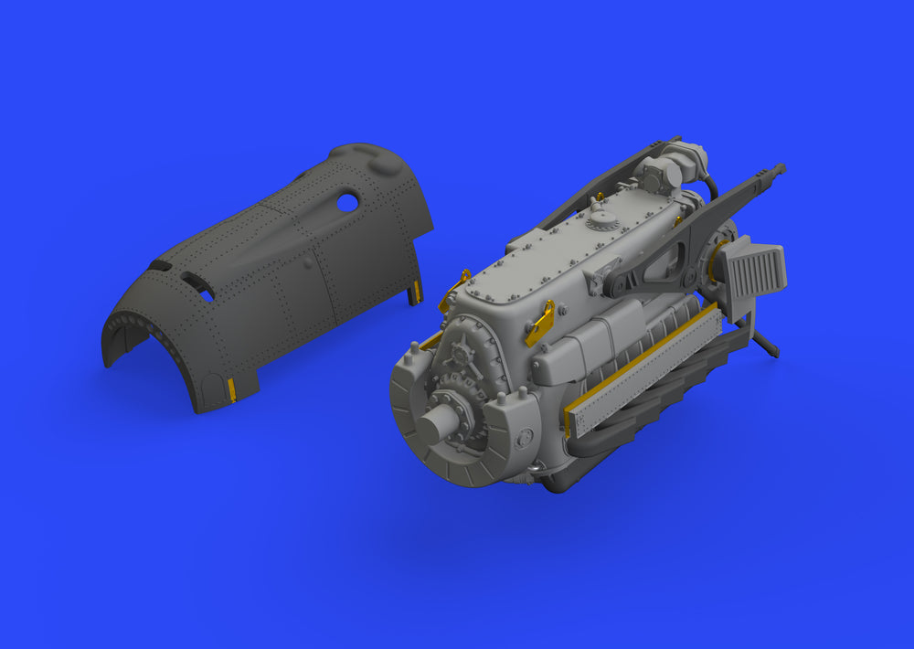 Eduard Brassin ED648474 1:48 Messerschmitt Bf-109E engine