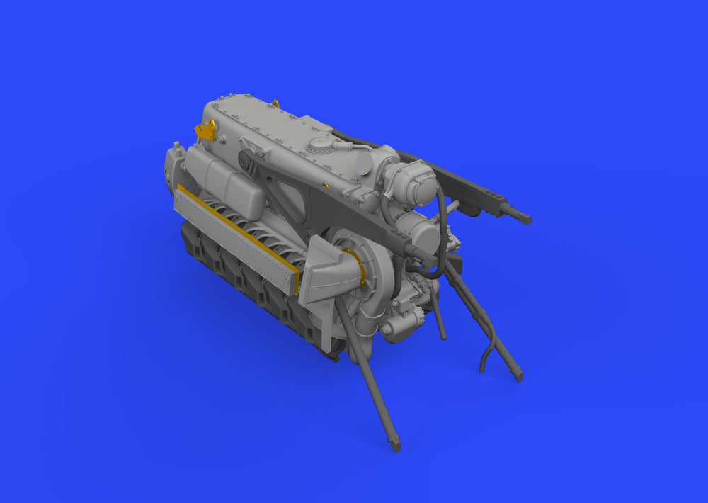 Eduard Brassin ED648474 1:48 Messerschmitt Bf-109E engine