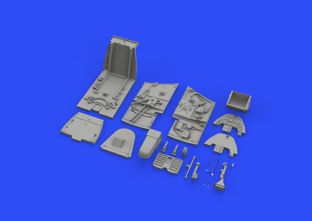Eduard Brassin ED648479 1:48 Messerschmitt Bf-109G-10/U4 cockpit