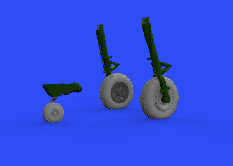 Eduard Brassin ED648484 P-47D Thunderbolt Weighted Wheels 1:48
