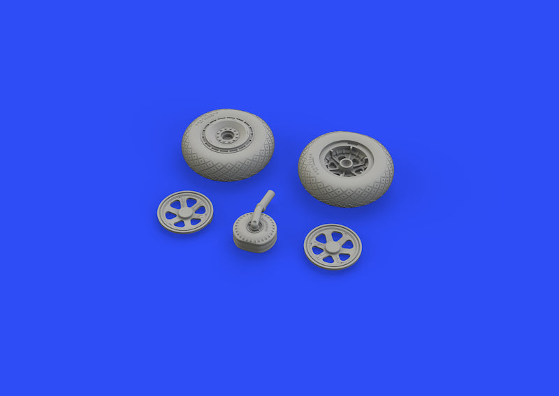 Eduard Brassin ED648484 P-47D Thunderbolt Weighted Wheels 1:48
