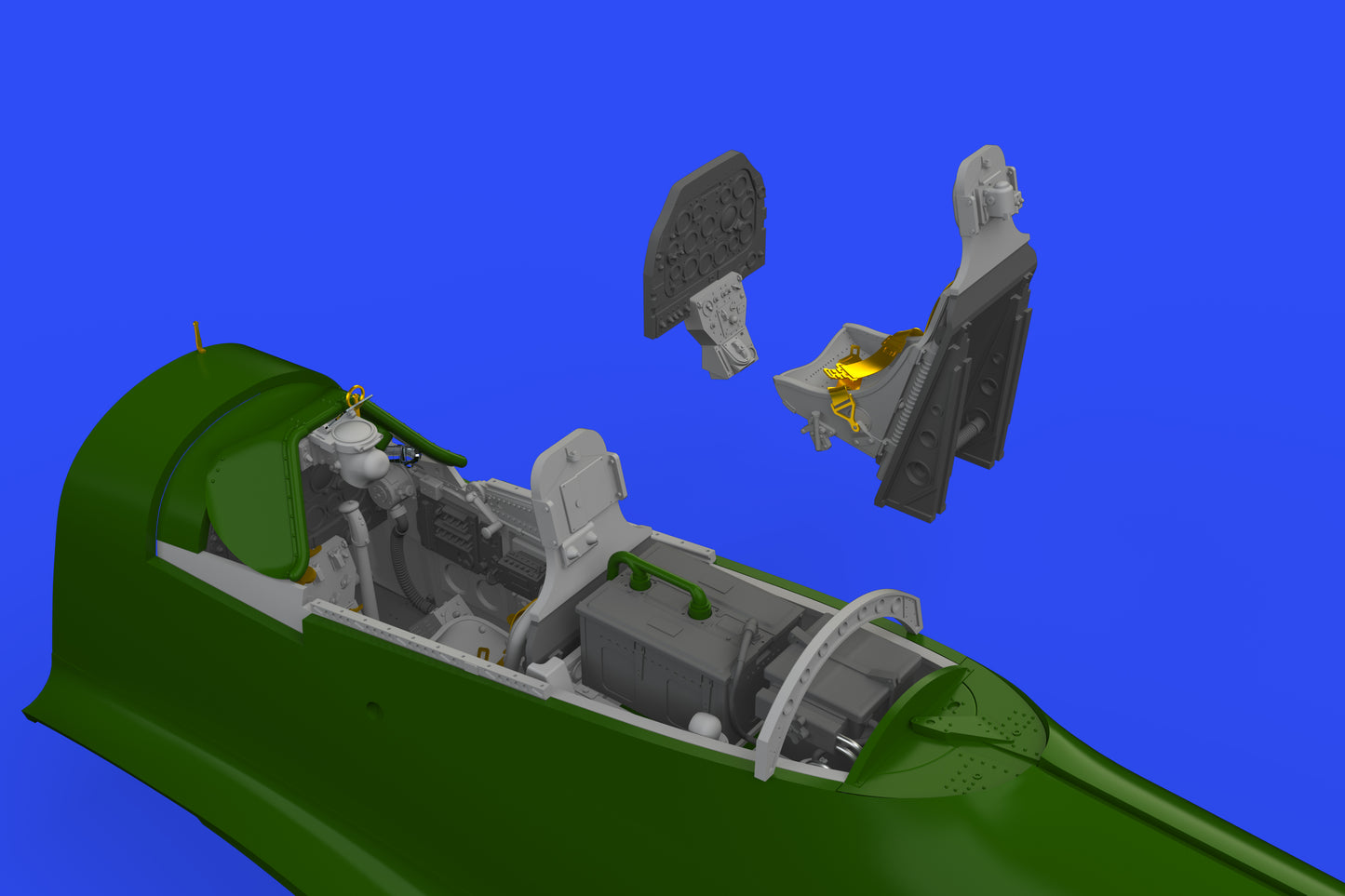 Eduard Brassin ED648489 1:48 North-American P-51D-5 Mustang cockpit