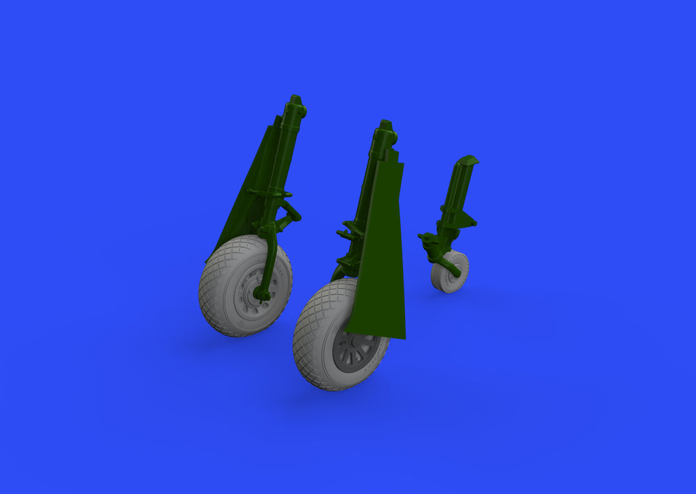 Eduard Brassin ED648494 1:48 North-American P-51D-5 Mustang wheels diamond tread